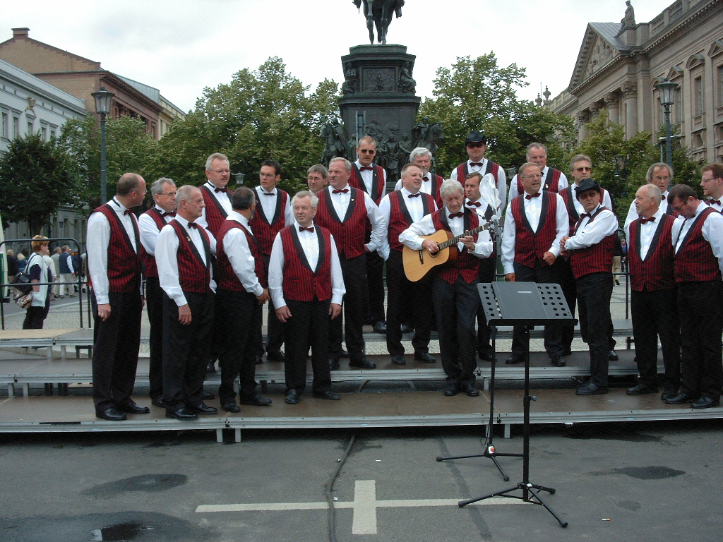 2003: Konzert unter freiem Himmel in Berlin